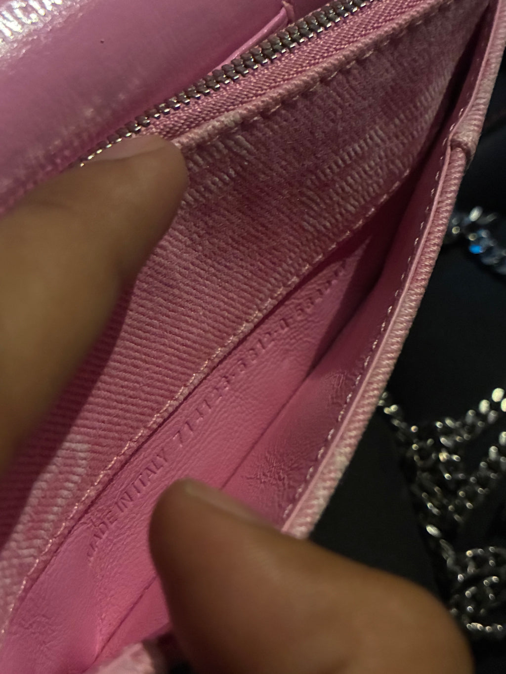 Balenciaga Pink Monogram Hourglass Bag