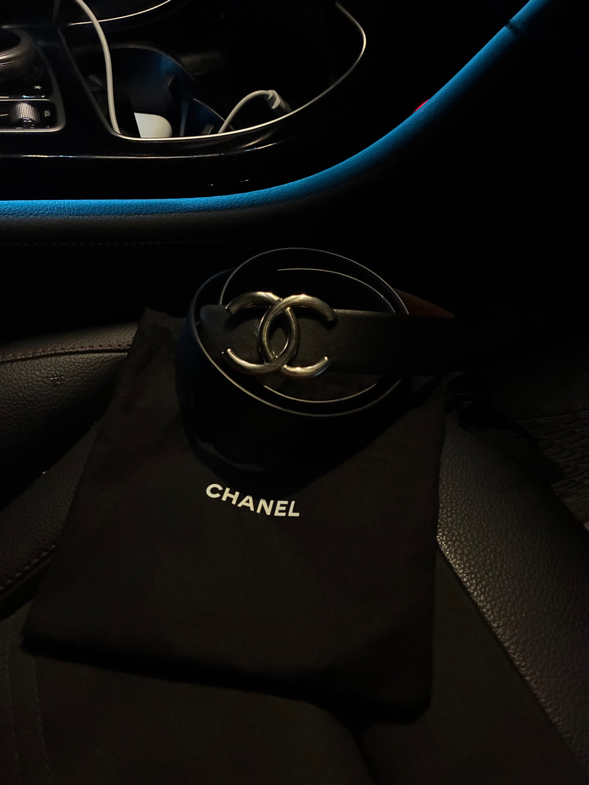Chanel Logo Belt