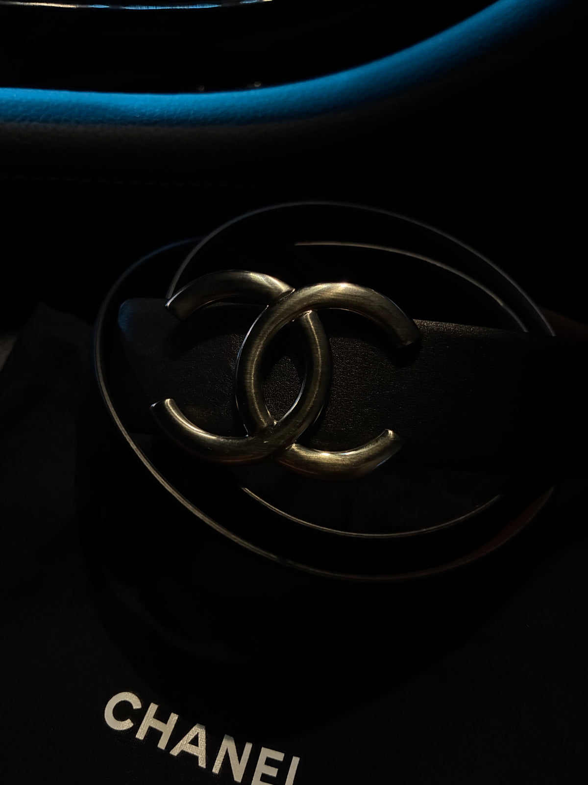 Chanel Logo Belt
