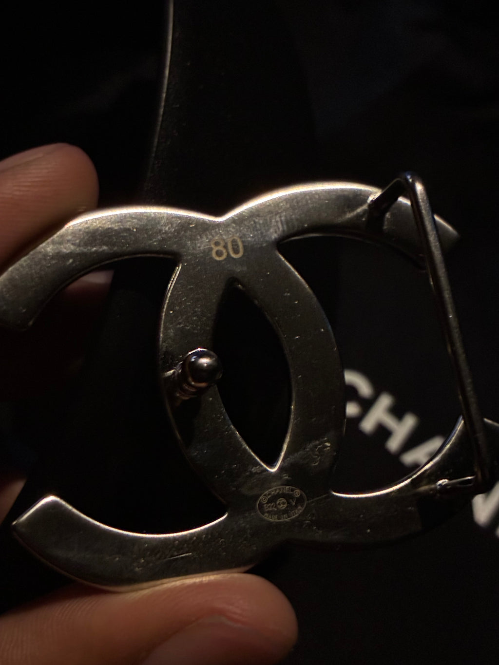 Chanel Logo Belt