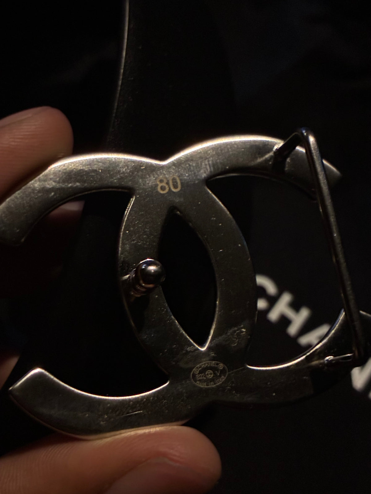 Chanel Logo Belt