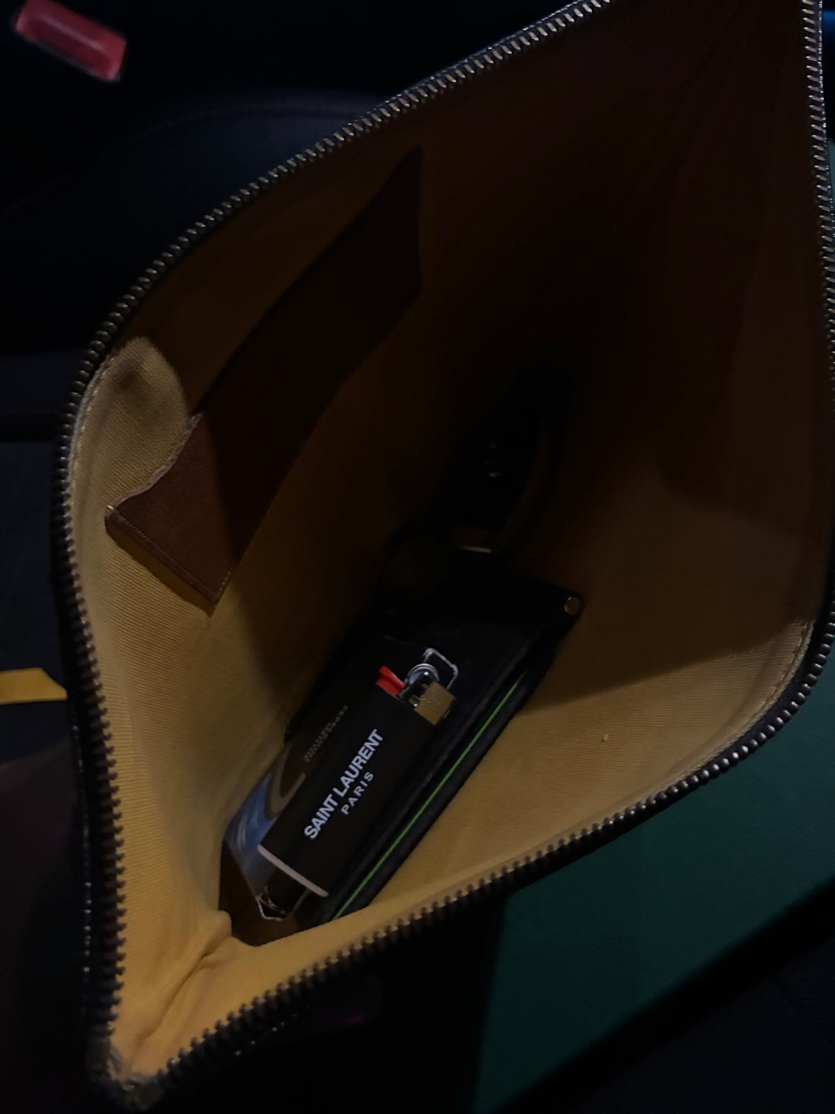 Goyard Black Senat Pouch