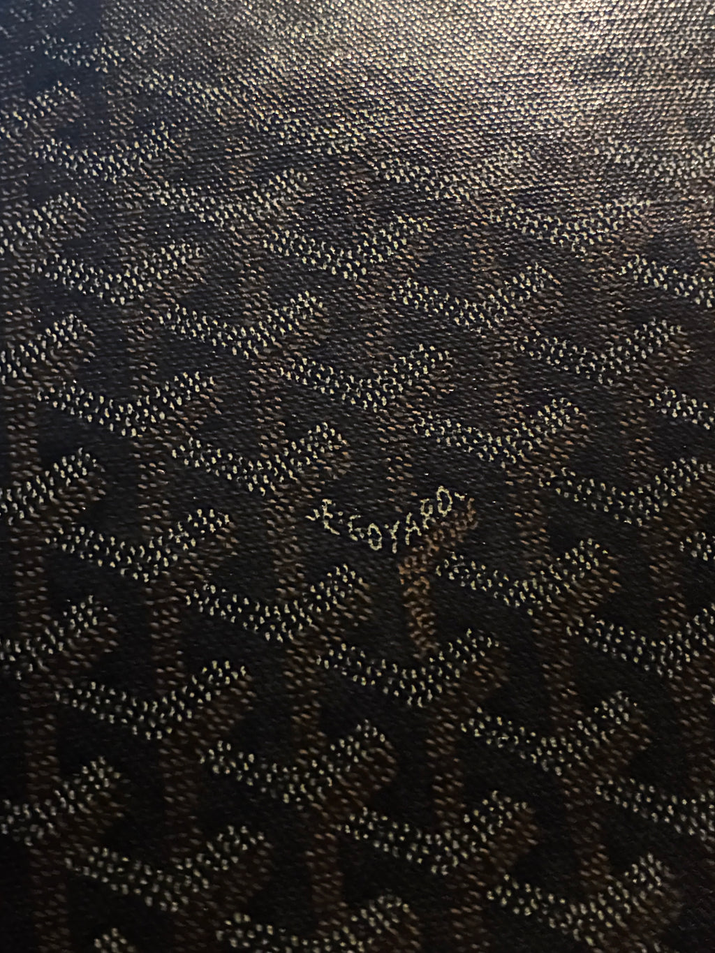 Goyard Black Senat Pouch