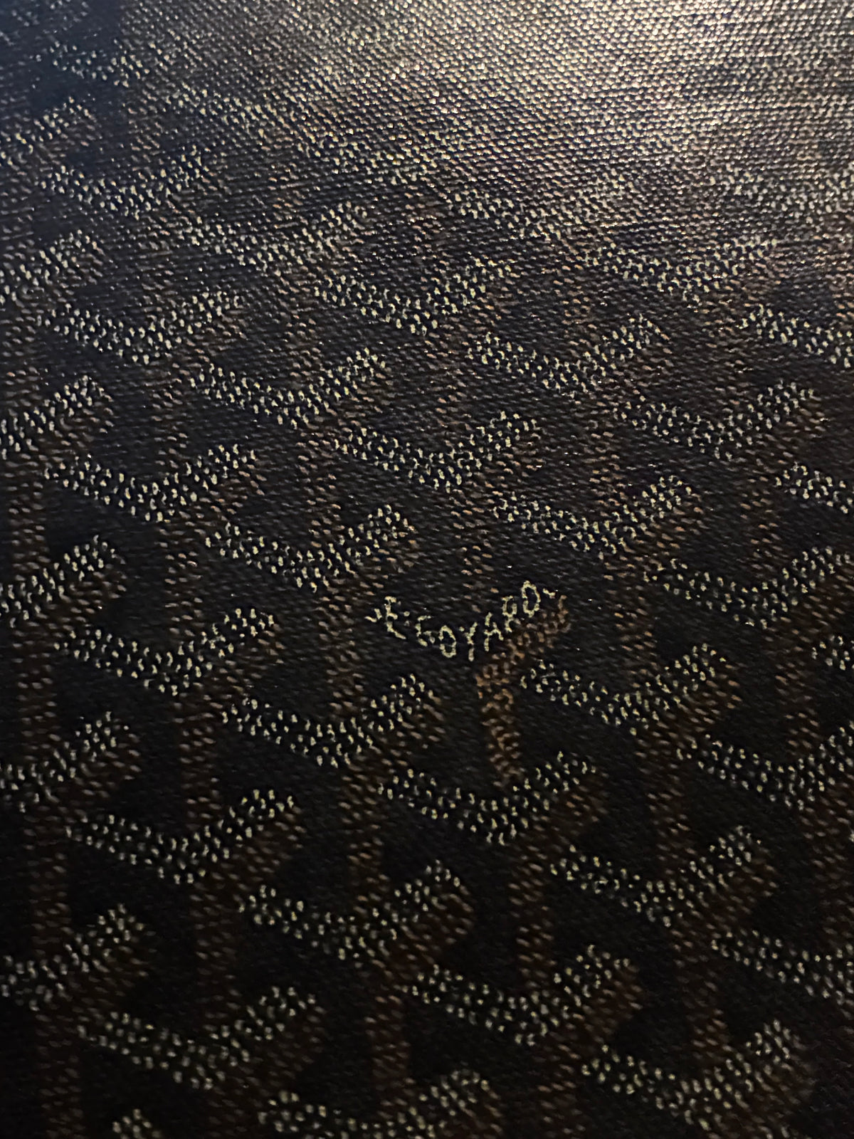 Goyard Black Senat Pouch