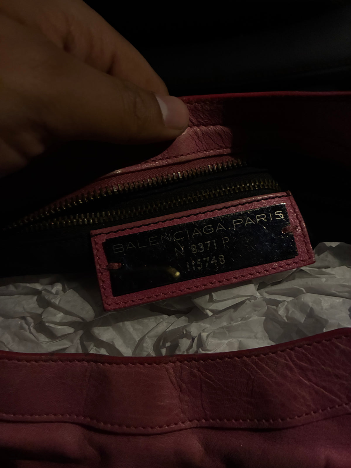 Pink Balenciaga City Bag