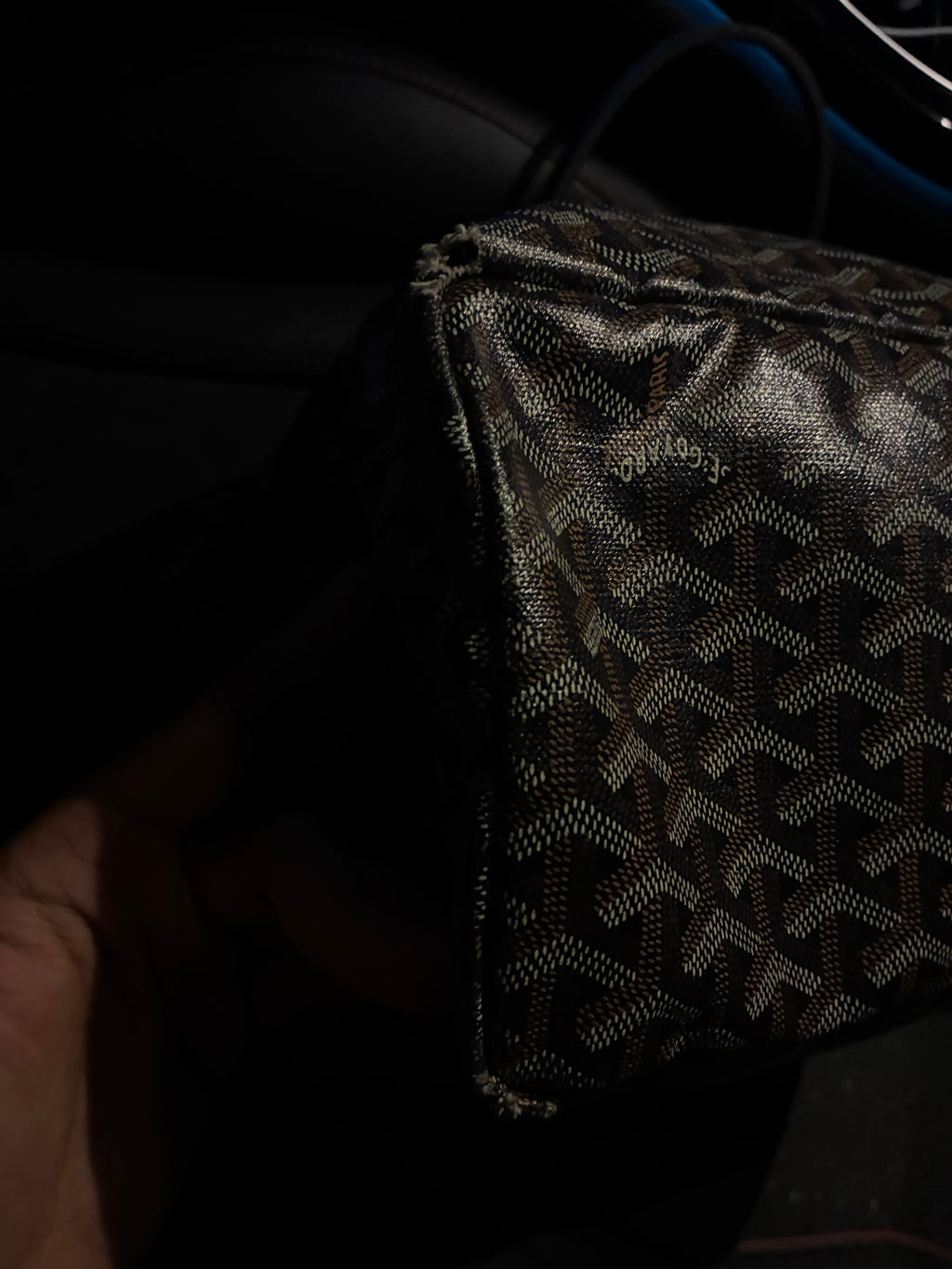 Black Goyard St. Louis Bag
