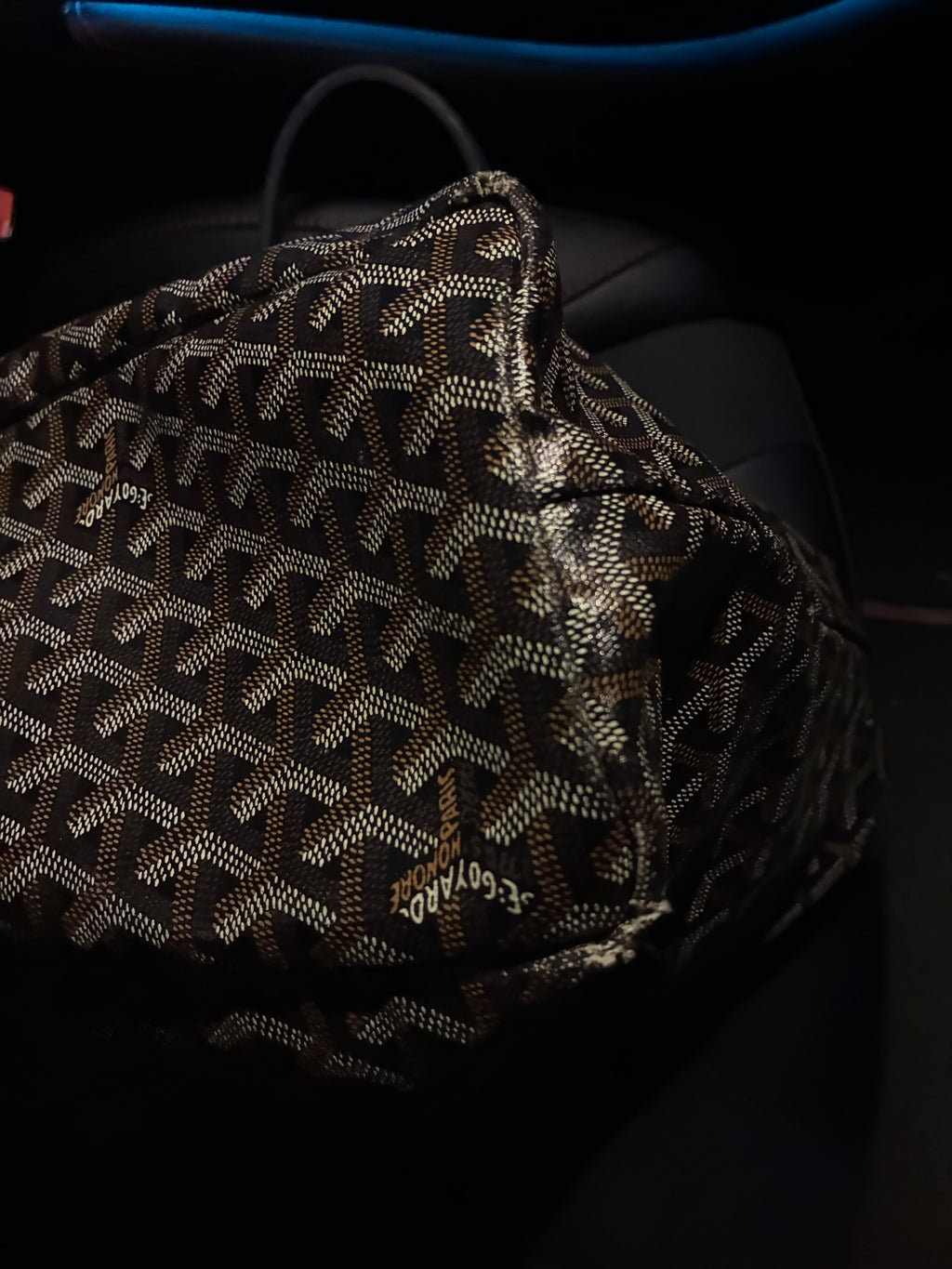 Black Goyard St. Louis Bag