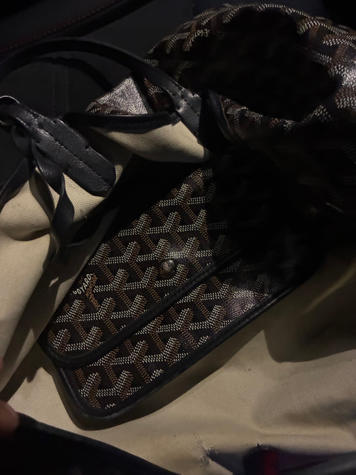 Black Goyard St. Louis Bag