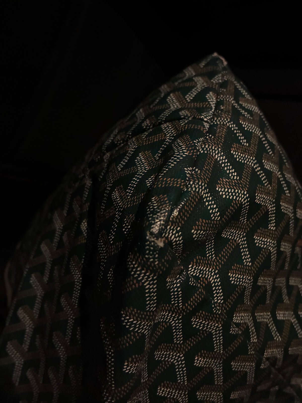Pine Green Goyard St. Louis Bag