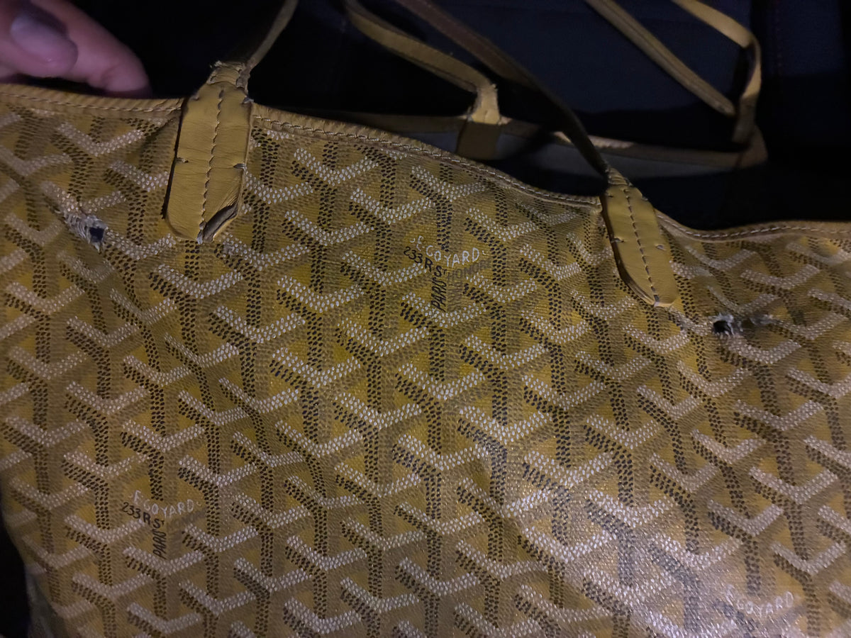 Yellow Goyard St. Louis Bag