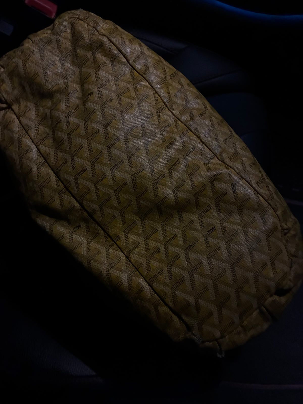 Yellow Goyard St. Louis Bag