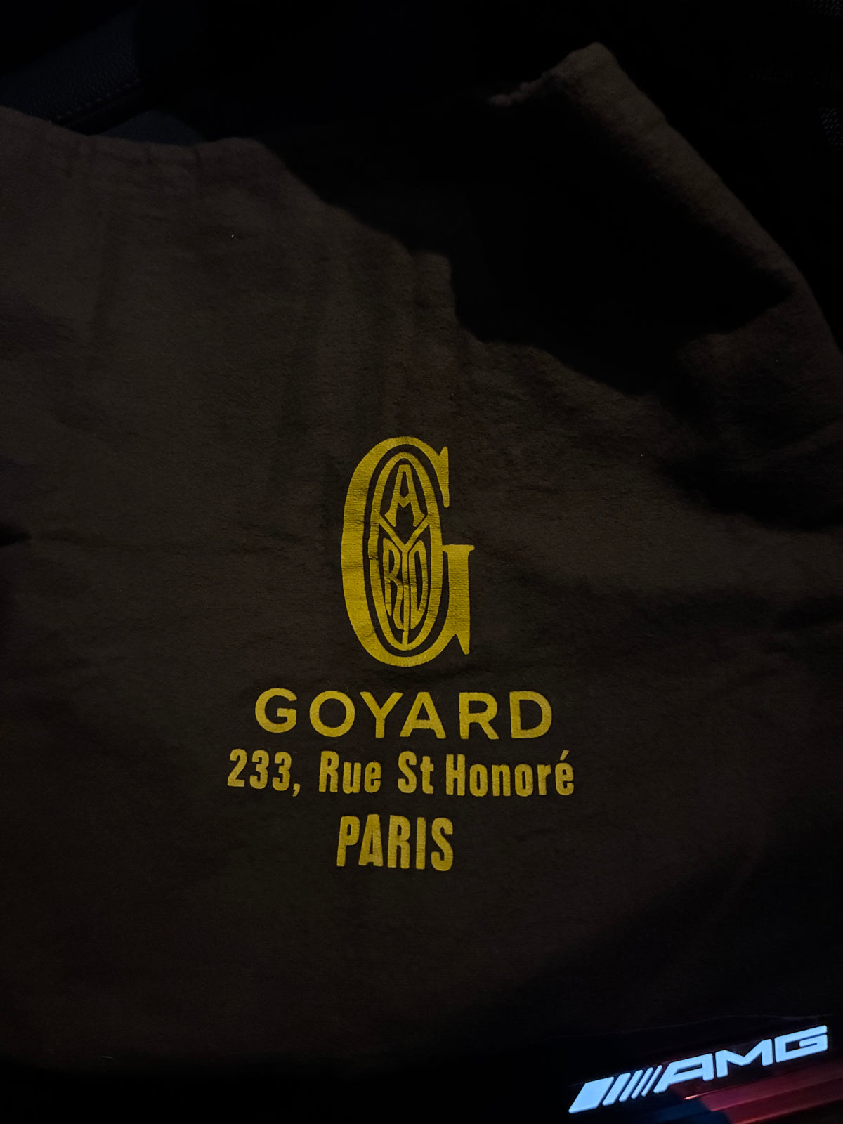 Black Goyard St. Louis Bag