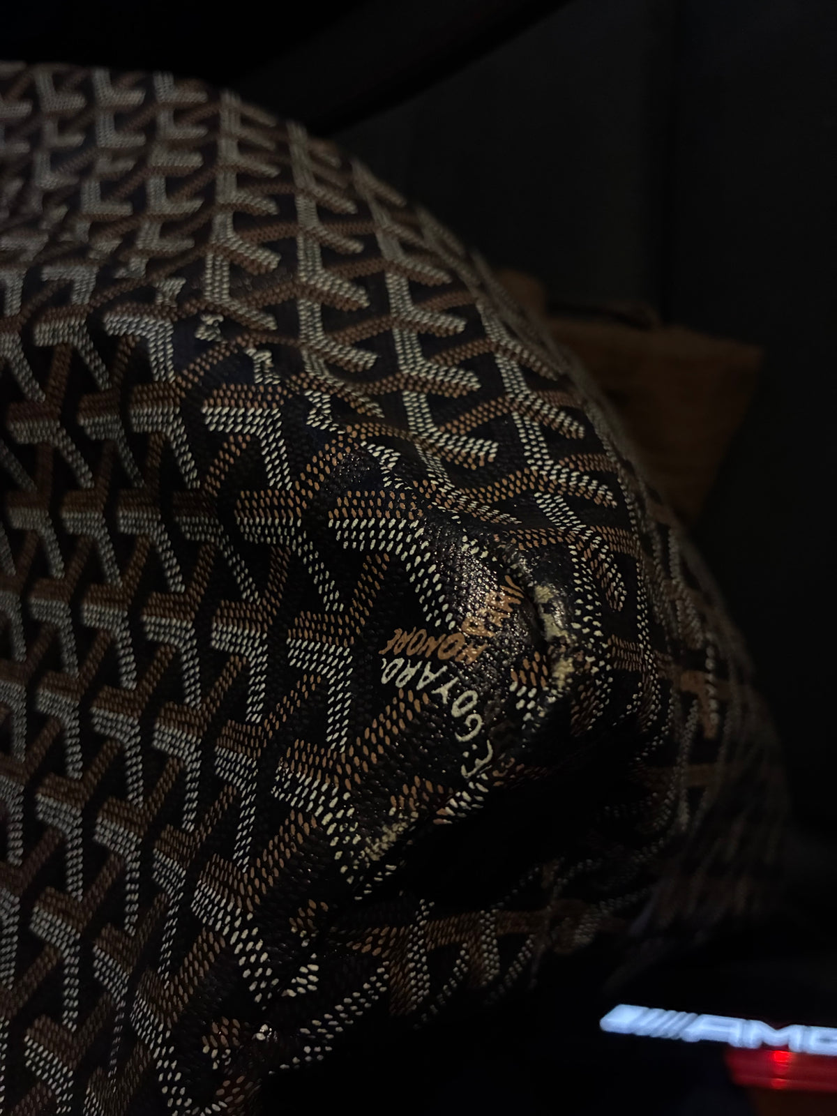 Black Goyard St. Louis Bag