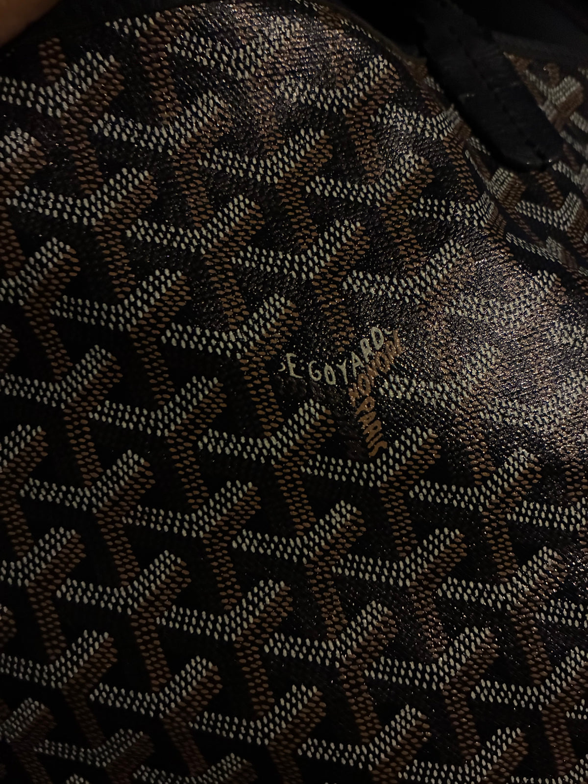 Black Goyard St. Louis Bag