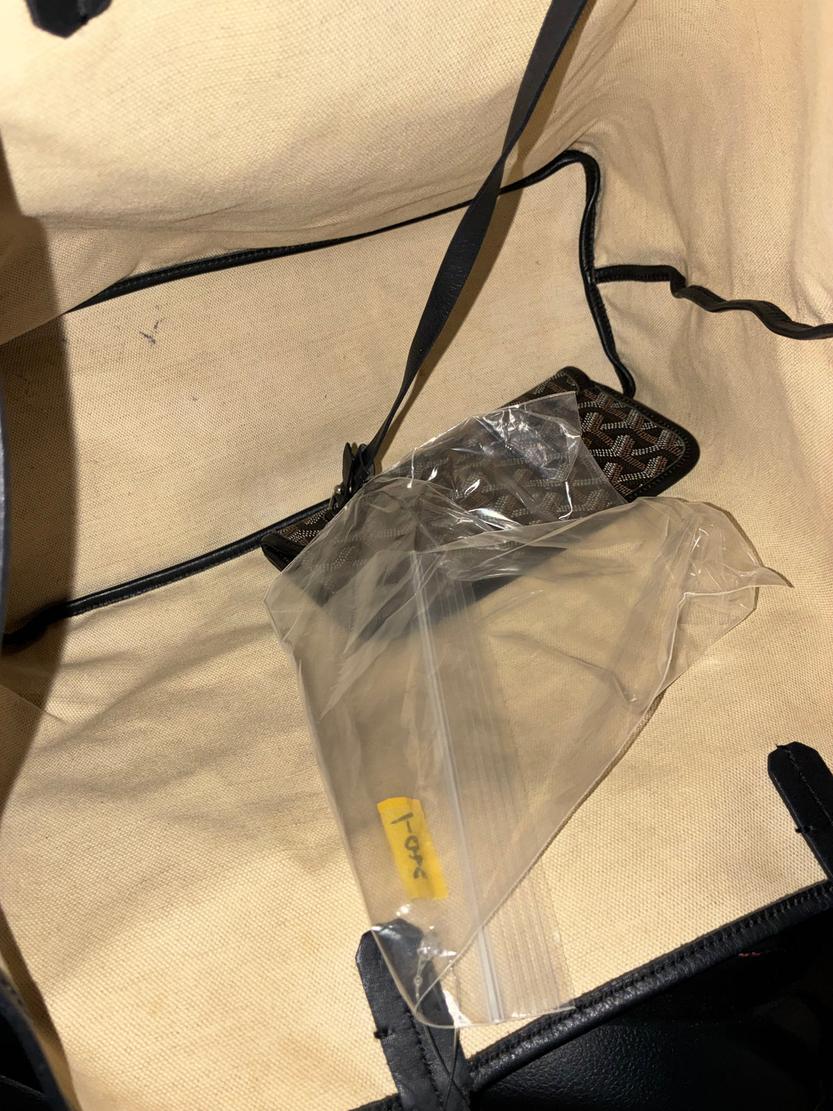 Black Goyard St. Louis Bag