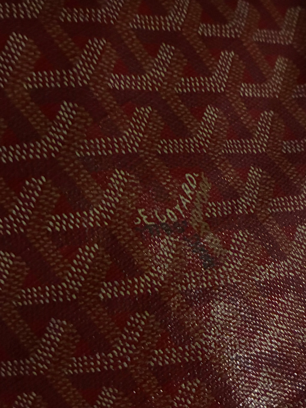 Red Goyard St. Louis Bag (GM)