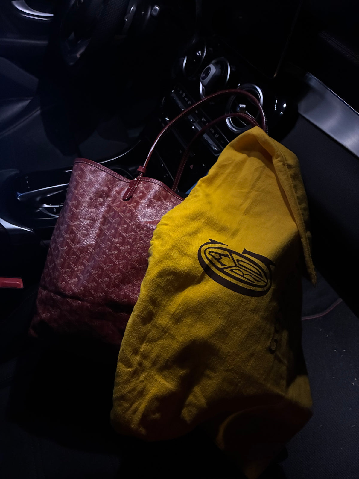 Red Goyard St. Louis Bag (GM)