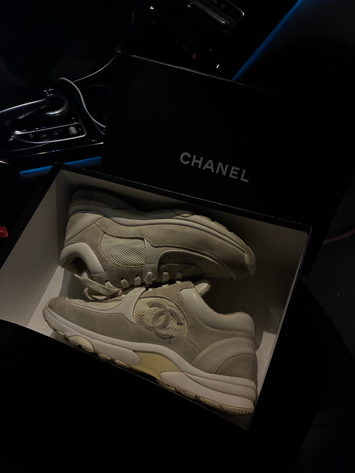 Chanel White Sneakers