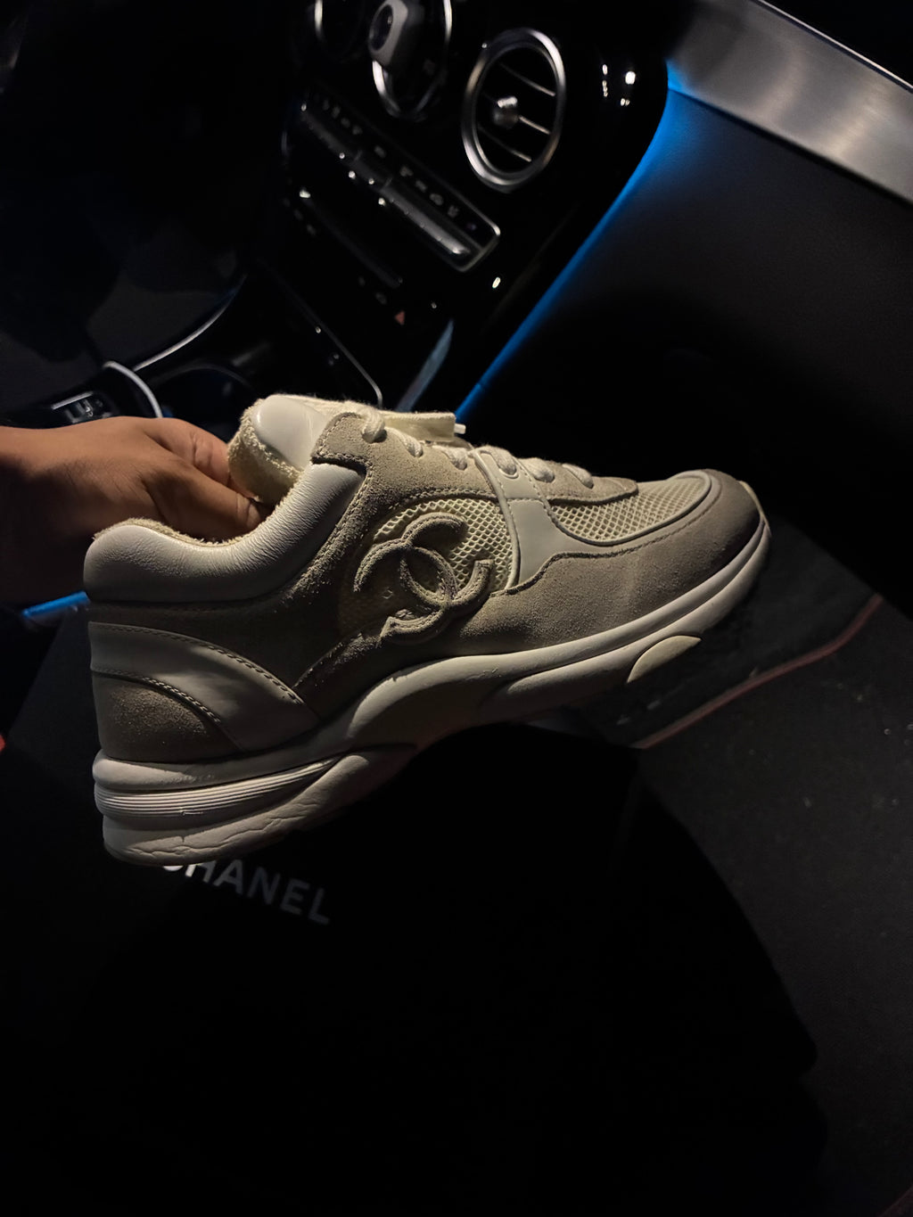 Chanel White Sneakers