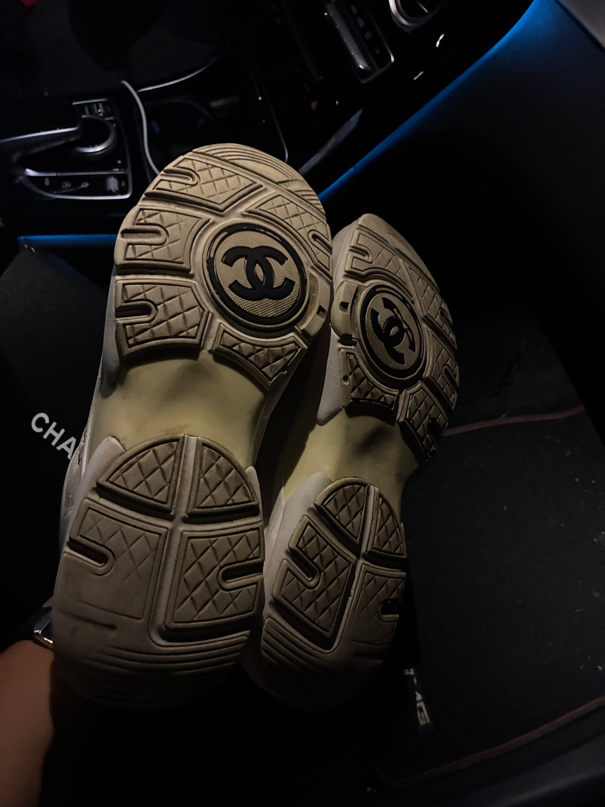 Chanel White Sneakers