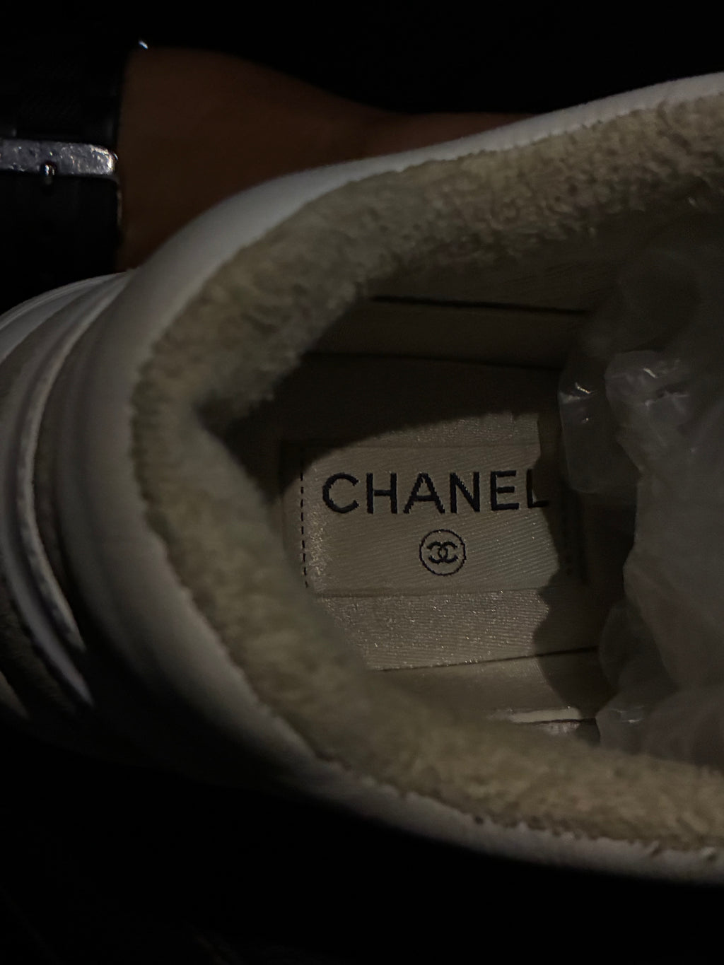 Chanel White Sneakers