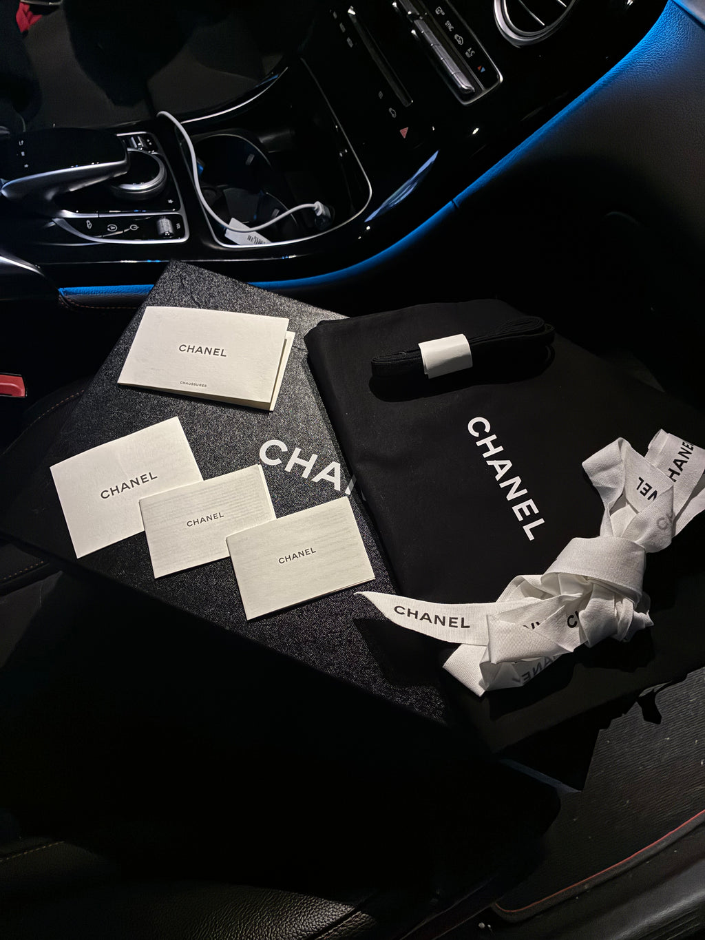 Chanel Black Monogram Runners