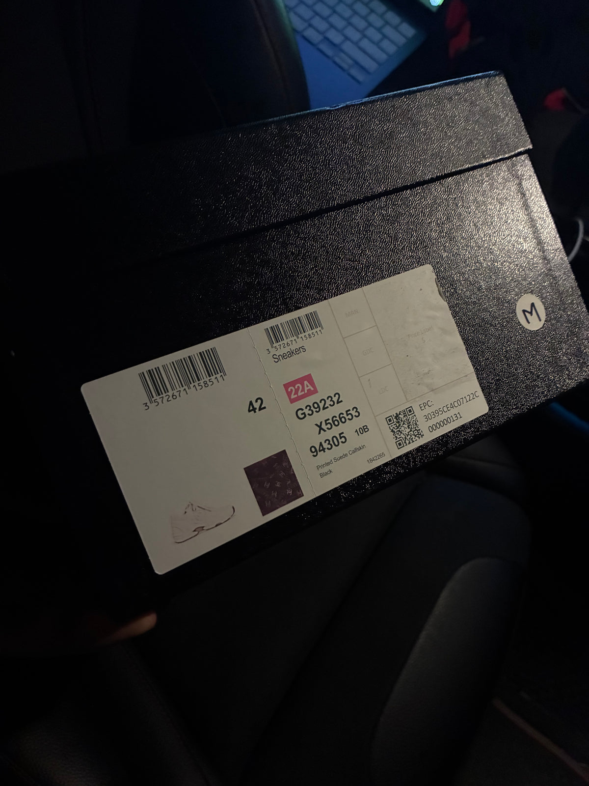 Chanel Black Monogram Runners