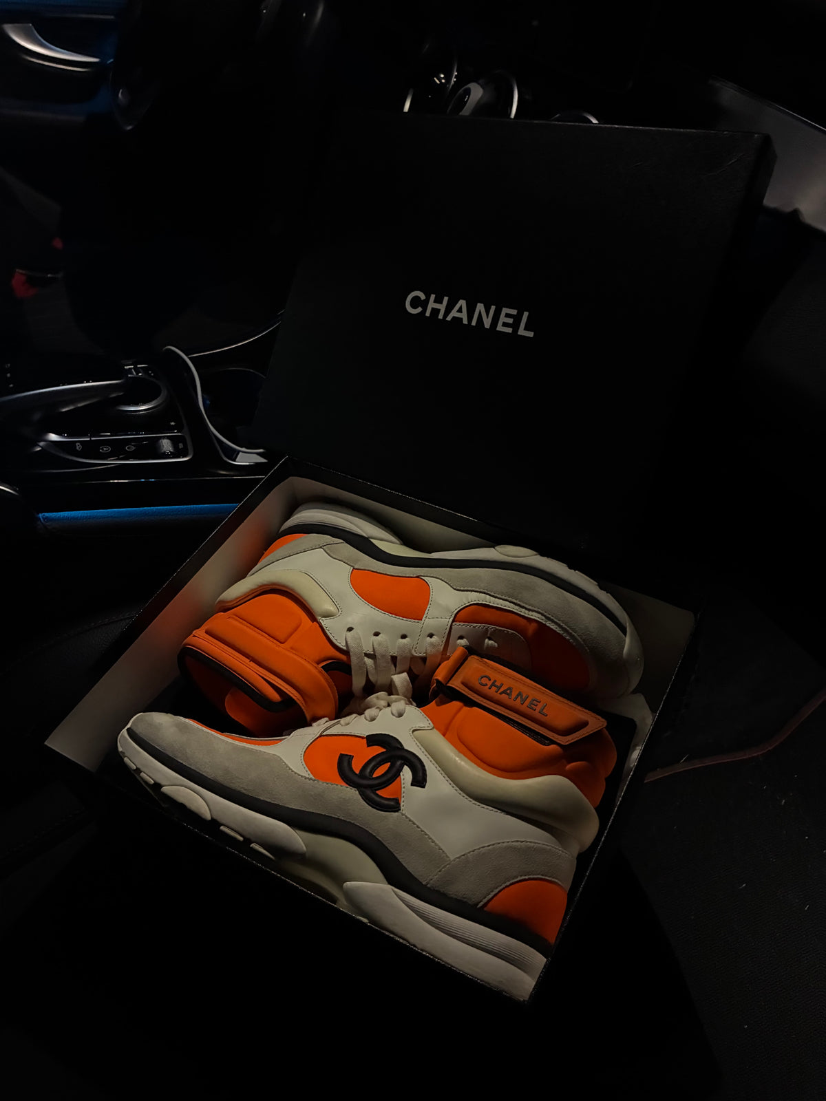 Chanel Orange HiTops