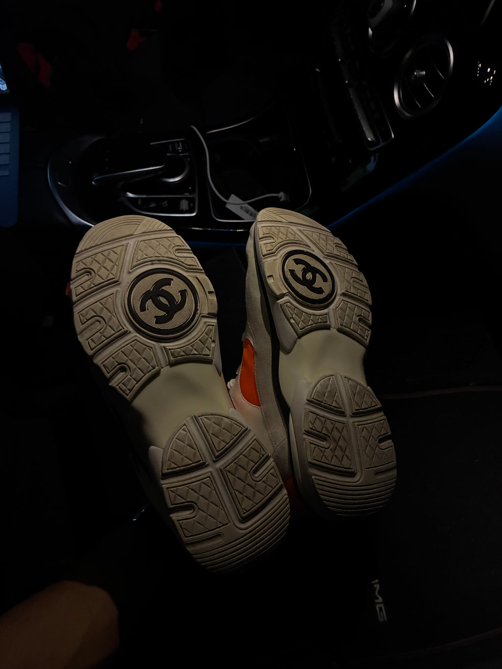 Chanel Orange HiTops